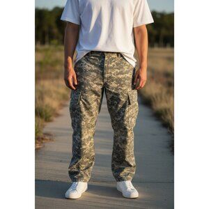 Authentic Us Army Digital Camouflage Military Combat Pants Tactical Cargo Trouse
